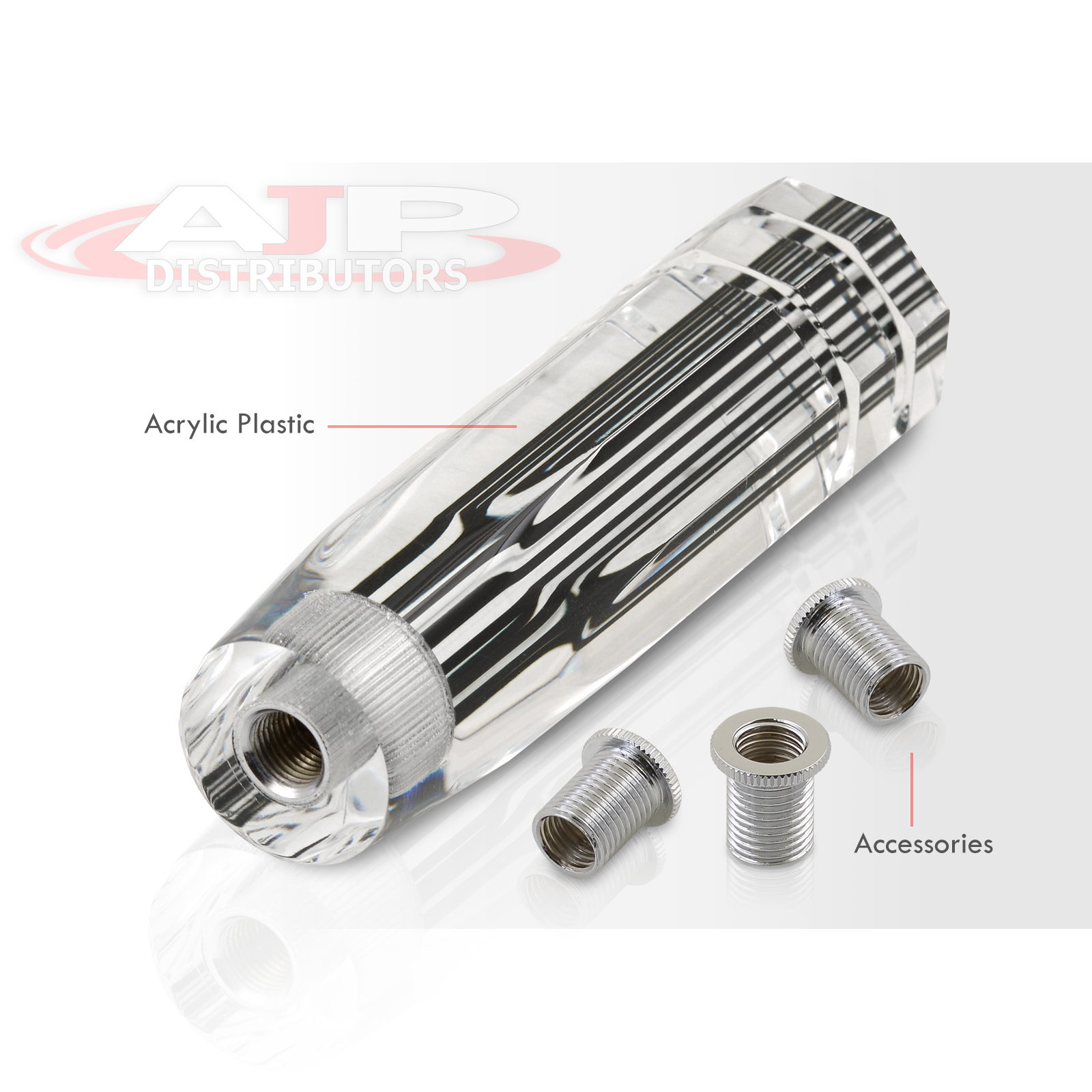 モナリ 6点セット ZSPEC Shift Knob, M12-1.25, Delrin & Stainless, 6-Speed